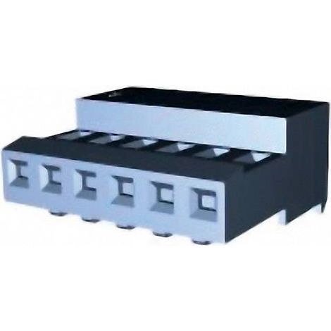 TE Connectivity Barrette femelle (standard) série MTA-100 Nbr total de pôles 7 3-640442-7 1 pc(s) A469991
