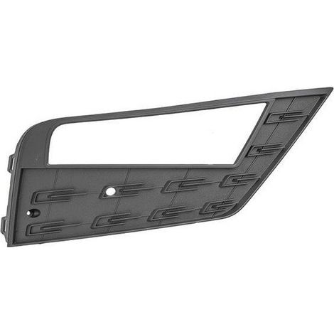 Grille de pare-choc avant droite noire avec trou anti-brouillard Seat Leon 3 phase 2 2017-2020