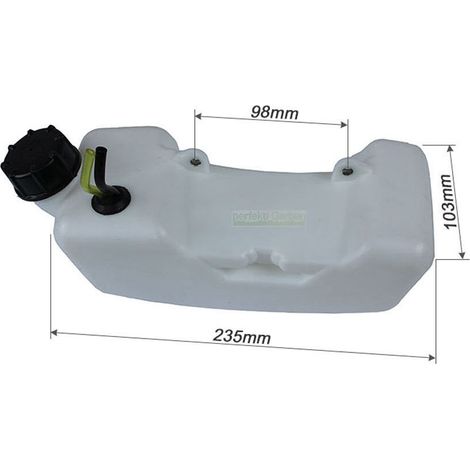 Réservoir + filtre + bouchon pour Timbertech MS52-2TL / MS-2TL-52 3PS débroussailleuse (1/3)