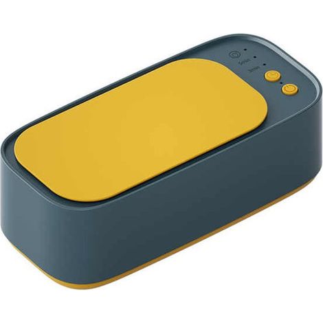 Nettoyeur à ultrasons portable 45 000 kHz avec minuterie pour lunettes, petits appareils orthodontiques, bijoux et légumes. (1/5)