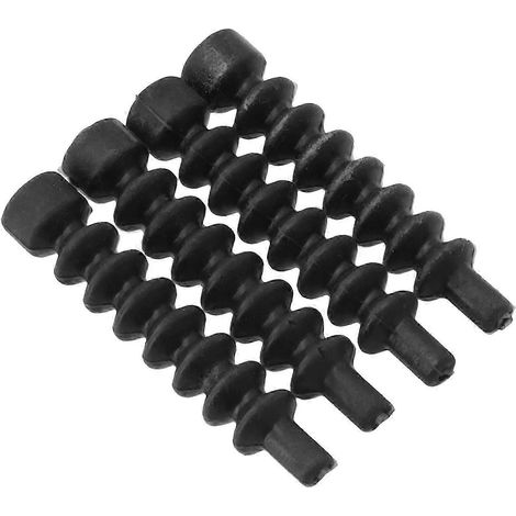Lot de 4 gaines de protection en caoutchouc pour câbles de freins V-Brake de vélo, compatibles avec les freins avant et arrière. (1/5)