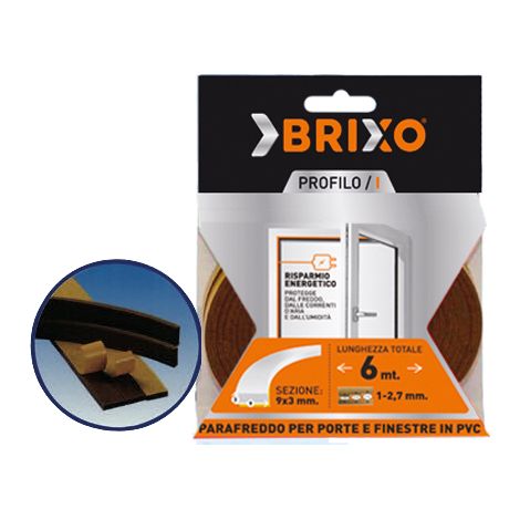 PARAFREDDO PVC 9X3 BIANCO MT.6