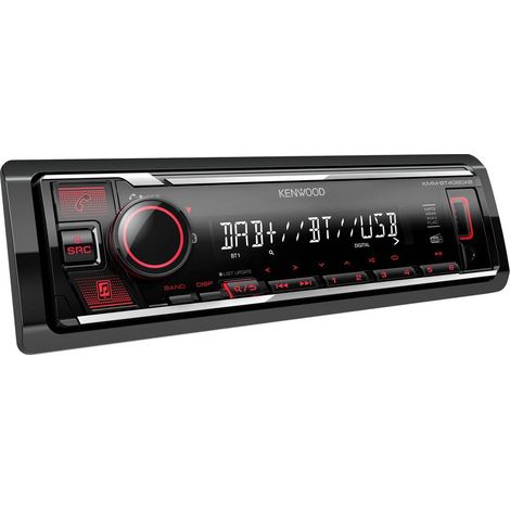 Kenwood KMMBT408DAB Autoradio Vivavoce Bluetooth®, Collegamento per controllo remoto da volante, Sintonizzatore DAB+
