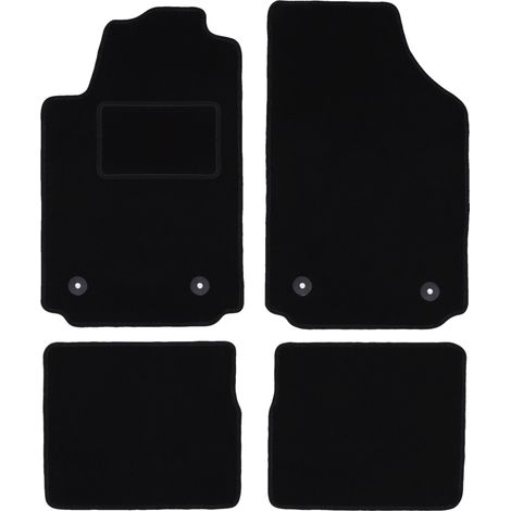 Alfombrillas de terciopelo negro para Audi A2 hatchback (2000-2005) (1/5)