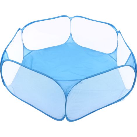 Cage-tente transparente et respirante, portable, enclos pour petits animaux (hamsters, cochons d'Inde) (1/5)