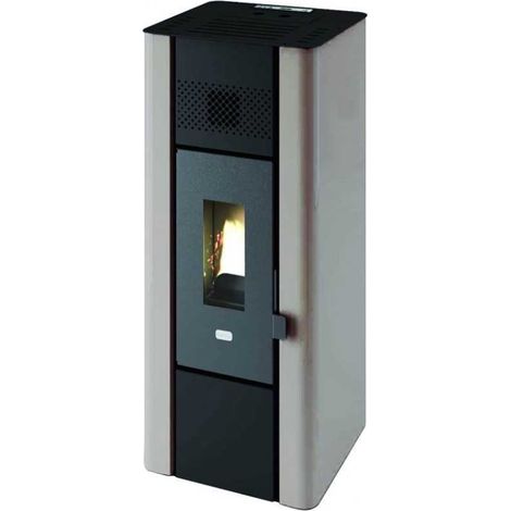 Punto Fuoco stufa a Pellet Minni 6,3Kw (Br) Bianco (1/2)