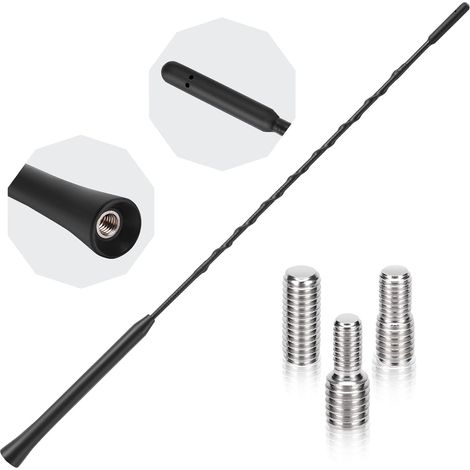 Antenne Voiture FM Dab Antenne Voiture 40 cm Autoradio Toit pour Une Réception AM/FM Optimale avec Compatibilité M4, M5, M6 (1/5)