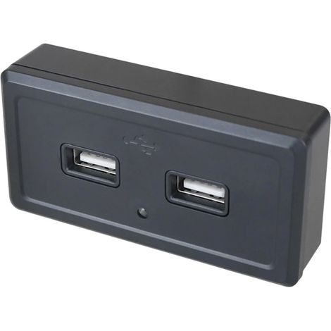 Chargeur de voiture double USB 12 V, prise de courant 3,1 A, adaptateur secteur 12 V/24 V pour camping-cars, caravanes et bateaux