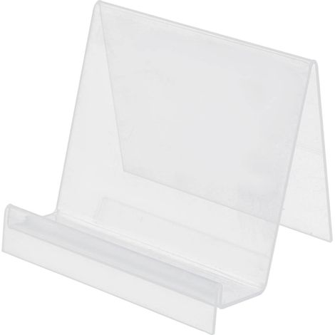 Soportes transparentes para revistas y álbumes (2 piezas): almacenamiento práctico para la decoración de la oficina y el hogar. (1/5)
