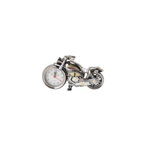 Réveil Moto Vintage pour Enfants – Modèle 168A en Métal Doré et Foncé, Design Ingénieux pour Maison, Bureau ou Voiture (1/5)