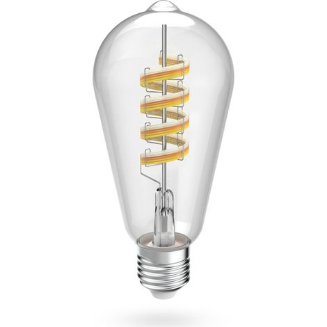 AMP. LED INTEL., MATTER, E27, RÉTRO, FILAM. ST64, RVBB, VAR., AV. APP. HAMA 00176643 (1/2)
