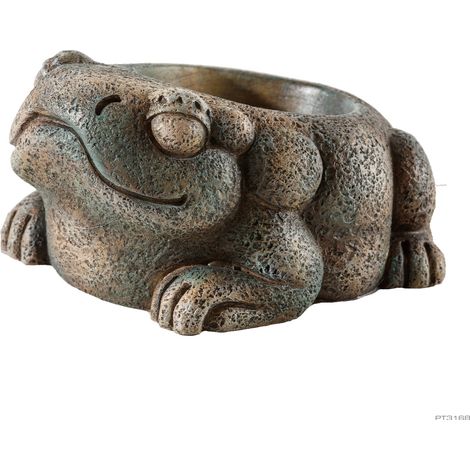 Exo Terra Bebedero Azteca en forma de Rana