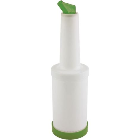 Bottiglia di plastica per dosaggio/conservazione APS, capacità 1 litro, verde