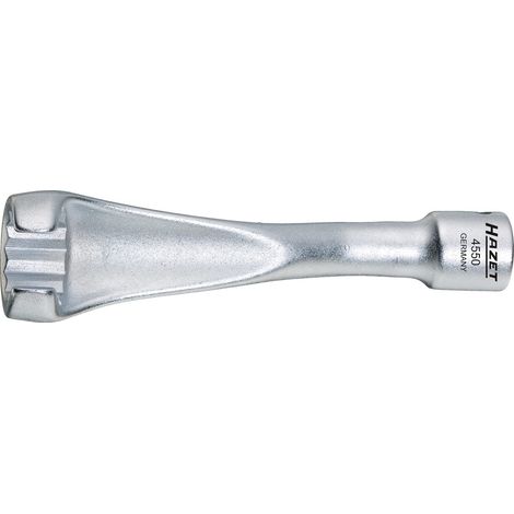 HAZET Einspritzleitungs-Schlüssel 4550 Vierkant hohl 10 mm (3/8 Zoll) Außen- (1/2)