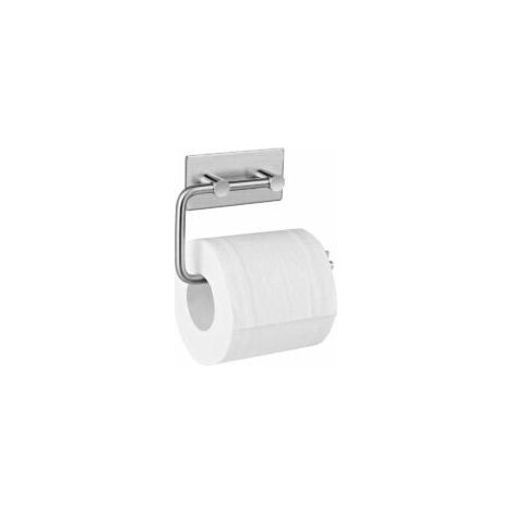 Selbstklebender Toilettenpapierhalter, gebürsteter Edelstahl, kein Bohren erforderlich - Crezuo