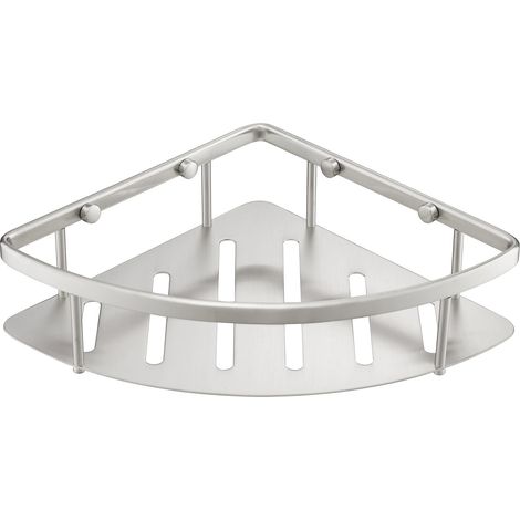 JTP Inox Corner Basket - Matt Stainless Steel (1/2)