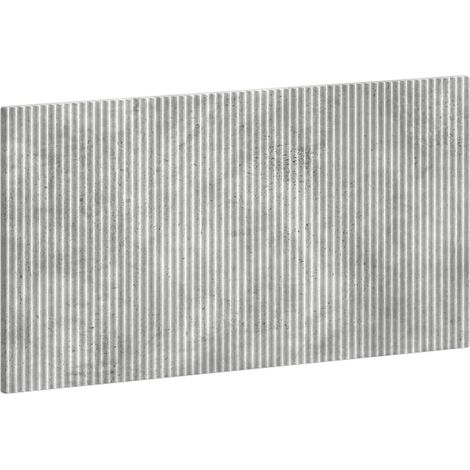Wall-Mounted Headboard ARNHEM Concrete Grey Engineered Wood vidaXL