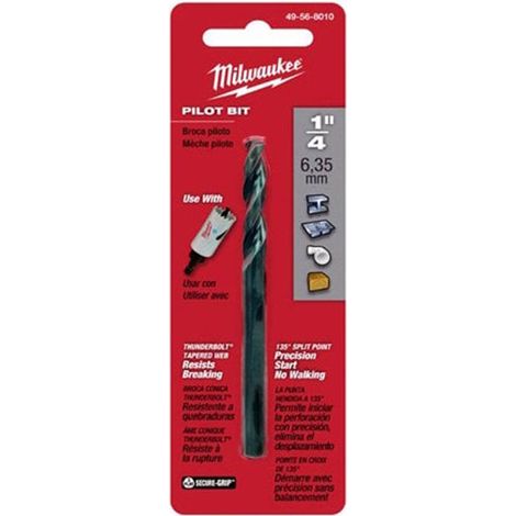 HOLESAW PILOT DRILL BIT 6 X 89 MM PUNTA PILOTA PER SEGHE A TAZZA HOLE DOZER cod. 4932479468