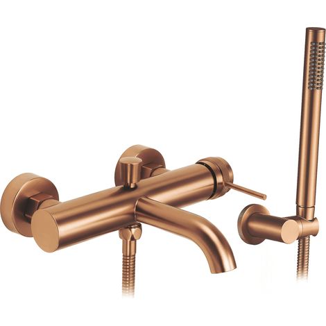 ROBINET DE BAIGNOIRE REA LUNGO  BRUSH COPPER
