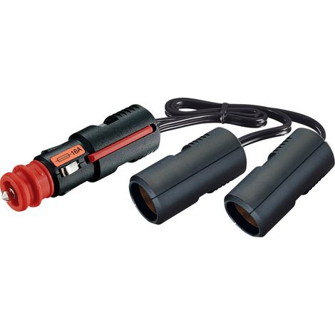 ProCar 67889200 2fach Zigarettenanzünder-Verteiler Anzahl Zigarettenkupplungen 2 x Belastbarkeit