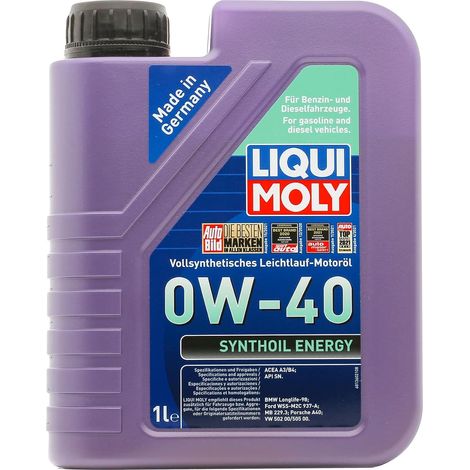 Synthoil Energy 0W-40, 1 L, Technologie de synthèse Huile motrice, SKU: 9514 (1/5)
