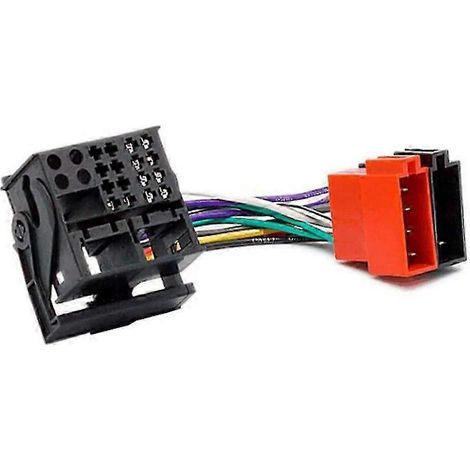 Câble adaptateur ISO pour autoradio Peugeot 307, 308, 407, 607, 807, 1007 et Citroën (1/5)