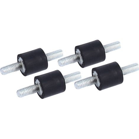 Ulisem4 Pièces Supports en Caoutchouc M8, Supports de Bobines en Caoutchouc Anti-vibrations, Amortisseurs Bobines (M3 8x8) (1/4)