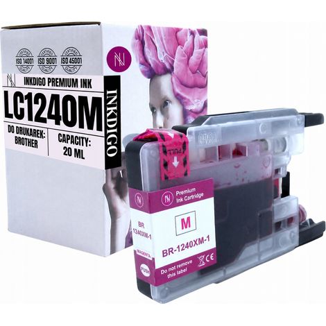 Inchiostro Inkdigo LC1240XLM compatibile con Brother DCP-J525W MFC-J430W, certificato TÜV. (1/5)