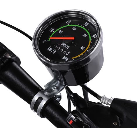 Compteur de vitesse, odomètre et compteur kilométrique mécanique pour vélo, chronomètre de vélo.