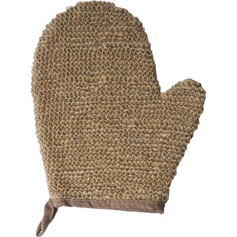 Gants de bain exfoliants en jute (1/5)