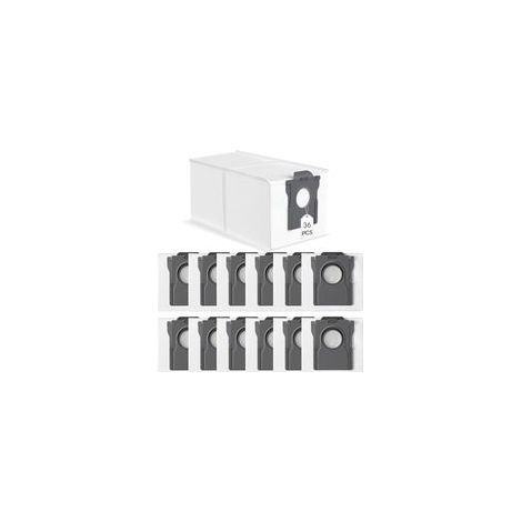 36 sacchi aspirapolvere per Dreame L10s Ultra Gen 2 / L10s Pro Ultra Heat / X30 L40 Ultra / X40 X50 Ultra Complete, Mova E30 Ultra / P50 Pro Ultra, sacchetti di ricambio accessori 3,2L (1/5)