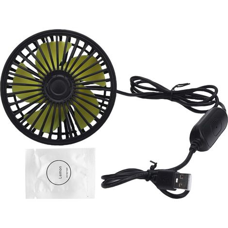 Ventilateur de siège arrière voiture alimenté par USB 3 vitesses (1/5)