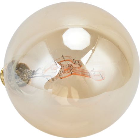 Ampoule LED E27/E26 vintage à intensité variable, culot G125, filament en forme de guitare, pour la maison ou un café, lumière chaude, 220 V, 4 W (1/5)