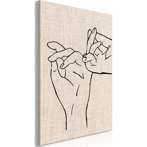 Tableau Toujours ensemble (1 partie) Vertical - 60 x 90 cm (1/3)