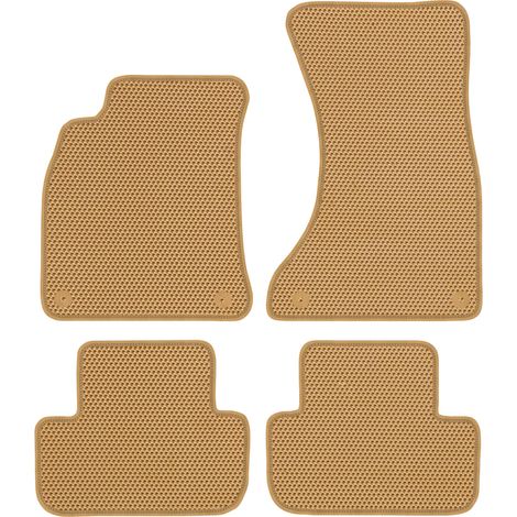 Alfombrillas específicas para Audi A4 B8 de 2007 a 2015 - EVA HONEYCOMB BEIGE (1/5)