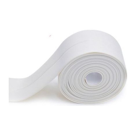 Ruban blanc anti-moisissure, 3,2 mètres  3,8 centimètres, protection d'angle, bande anti-collision, étanche. (1/5)