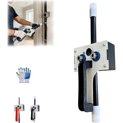 Tire-Fil Efficace Pour Le Tirage De Câbles. Aiguille Câblage Sous Conduit Outil Guidage Câbles Jusqu'à 0.3 Pouce 7.6 Mm Enfile-Fil Professionnel Installations(Noir) Noir - (1/5)