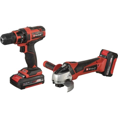 TRAPANO AVVITATORE+SMERIGLIATRICE A BATTERIA 'TC-TK 18 LI KIT' kit 2 pezzi (1/5)