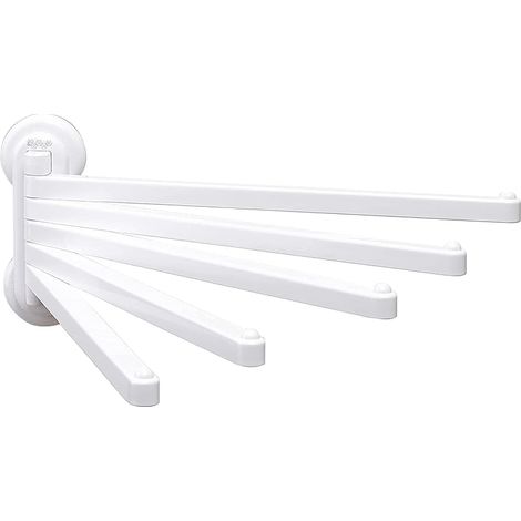 Mensola da bagno per casa, hotel, accessori da bagno. Mensola da bagno. Portasciugamani multifunzionale, bianco.