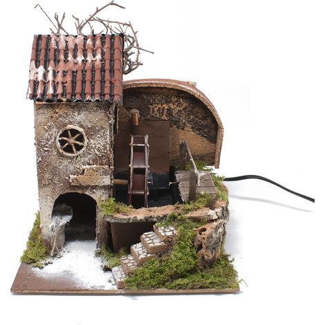 Mulino Scena per Presepe Fontana con Pompa 24 cm 11218 (1/3)