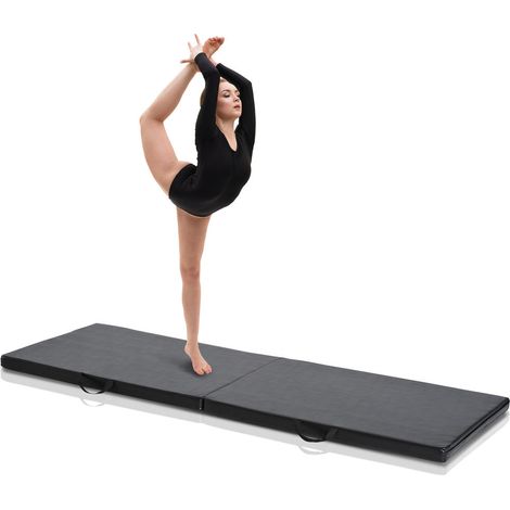 180x60x5 cm Tapis de Gymnastique Pliable pour Fitness Yoga et Pilates, Matelas de Sport pour Entraînement à Domicile (1/5)