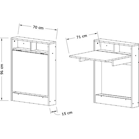 Mesa Muebles Mesa de Comedor Mesa Muebles Mesa de Comedor Blanco (1/5)