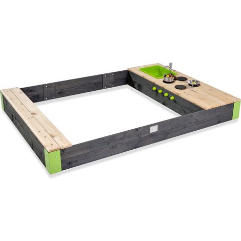 EXIT Aksent Wooden Sandpit 200x140cm