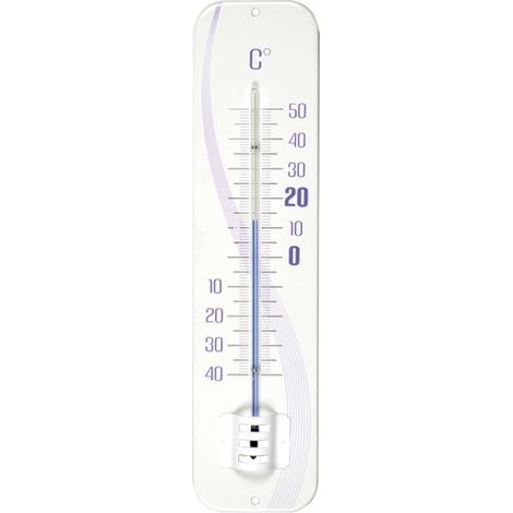STIL - Thermometre metal decor silhouette 28.5 cm
