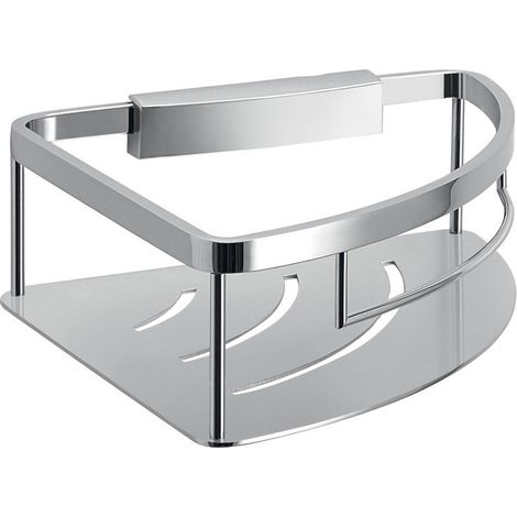 Porte-Savon D'angle Pour Douche En Acier Chromé (1/4)
