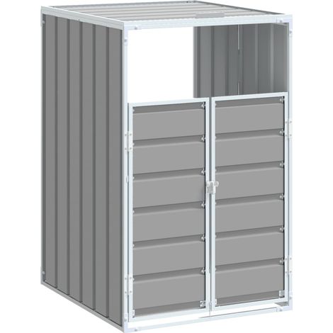 Maison Exclusive - Mülltonnenbox für 1 Tonne Grau 72x81x115 cm St
