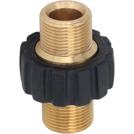 Adaptador de hidrolavadora, manguera de extensión, junta a tope, mango de pistola de agua, accesorios para máquina de limpieza, boquillas dispensadoras de 5000 psi (1/4)