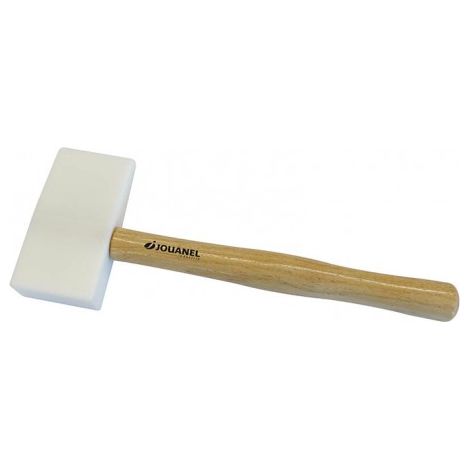 Jouanel – Maillet nylon pour bois dur – Tête en nylon Polydur – Léger et maniable – Double blocage collier – Manche en hickory – SKU: MACO