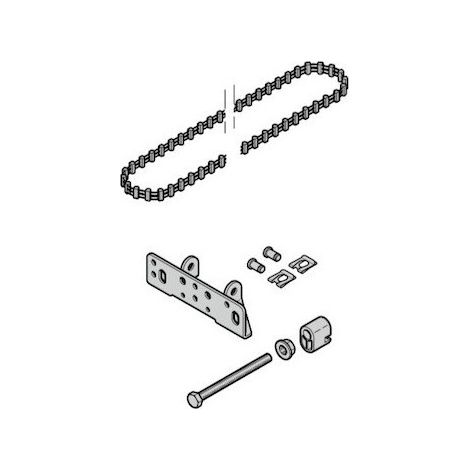 Sangle Courroie crantée Lg 7600mm pour rail L de Supramatic, Promatic Hormann