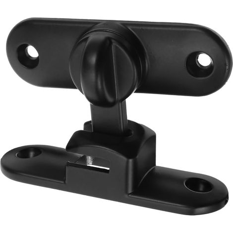 Loquet de Porte en Alliage de Zinc Noir Vis (1/5)